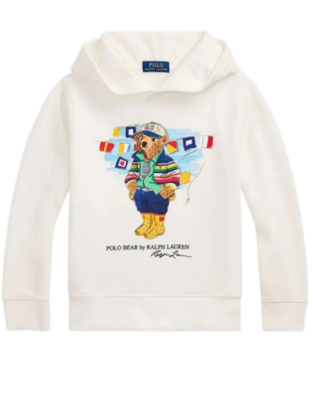 Ralph Lauren Kids Polo Bear Printed Hoodie (Size: 3T)